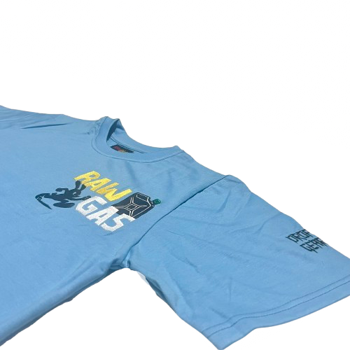 Rabbit‘s Fuel relaxed Fit T-Shirt Himmelblau