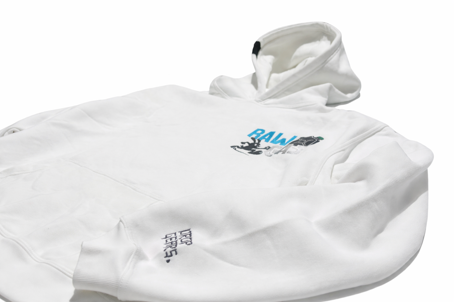 Rabbit´s Fuel oversized Hoodie Weiß