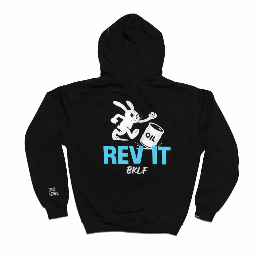 Rabbit´s Fuel oversized Hoodie Schwarz
