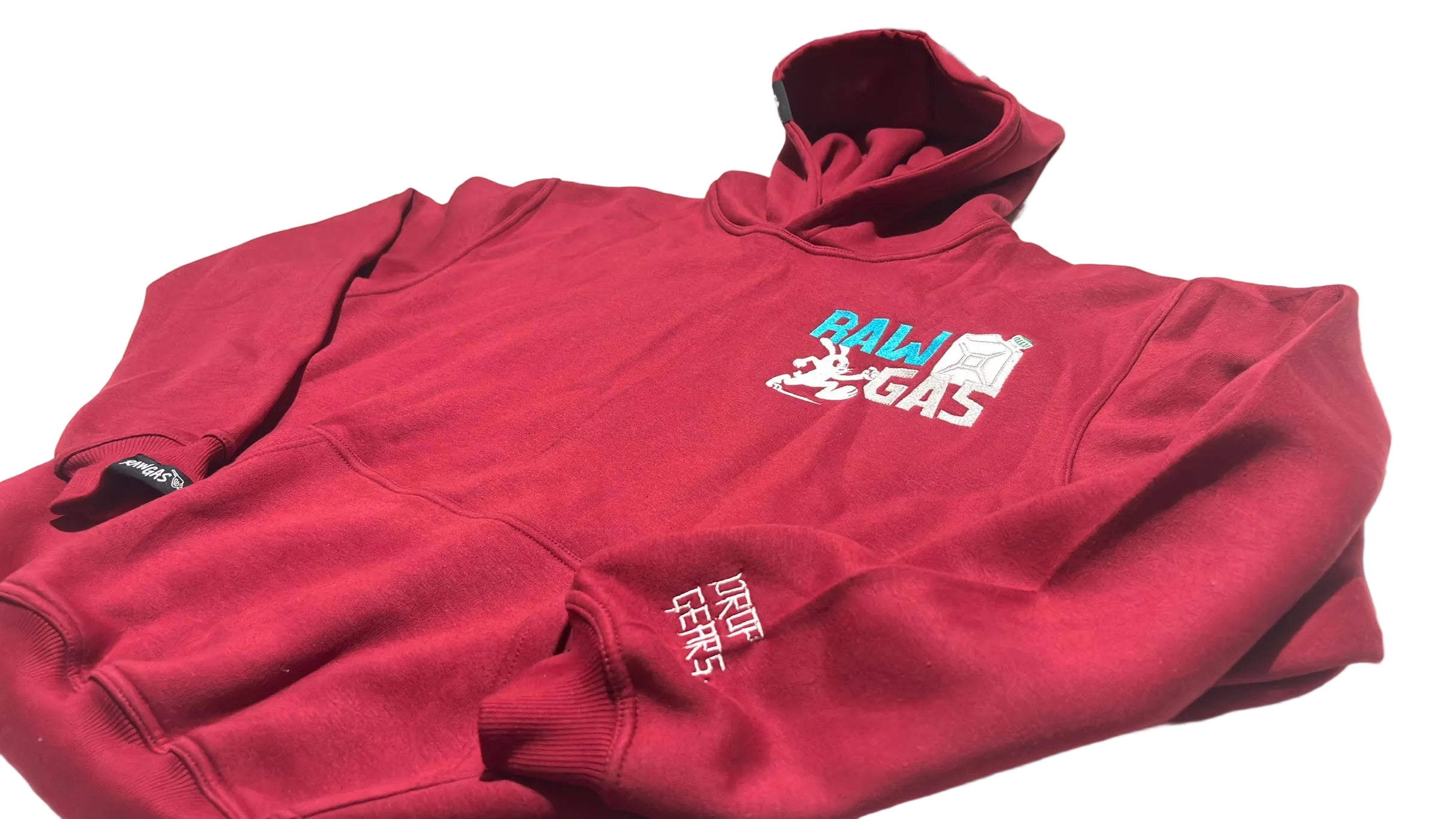 Rabbit´s Fuel oversized Hoodie weinrot