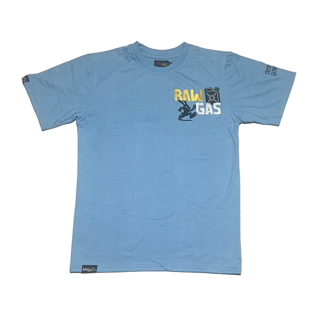 Rabbit‘s Fuel relaxed Fit T-Shirt Himmelblau