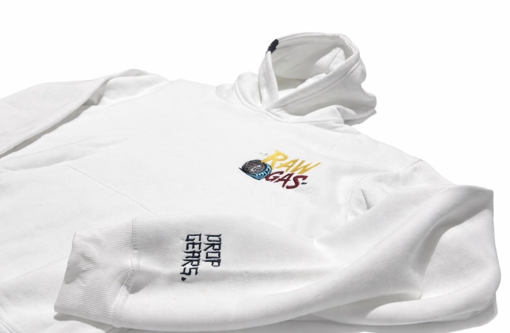 Full Throttel oversized Hoodie Weiß