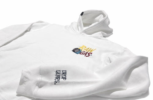 Full Throttel oversized Hoodie Weiß