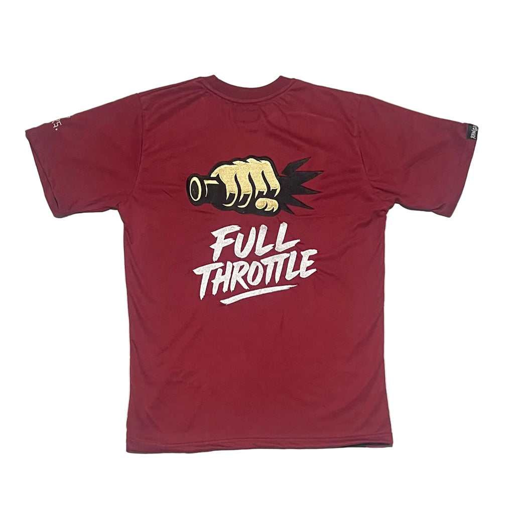 Full Throttle relaxed Fit T-Shirt Weinrot