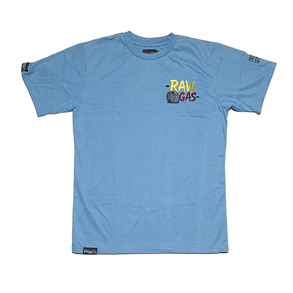 Full Throttle relaxed Fit T-Shirt Himmelblau