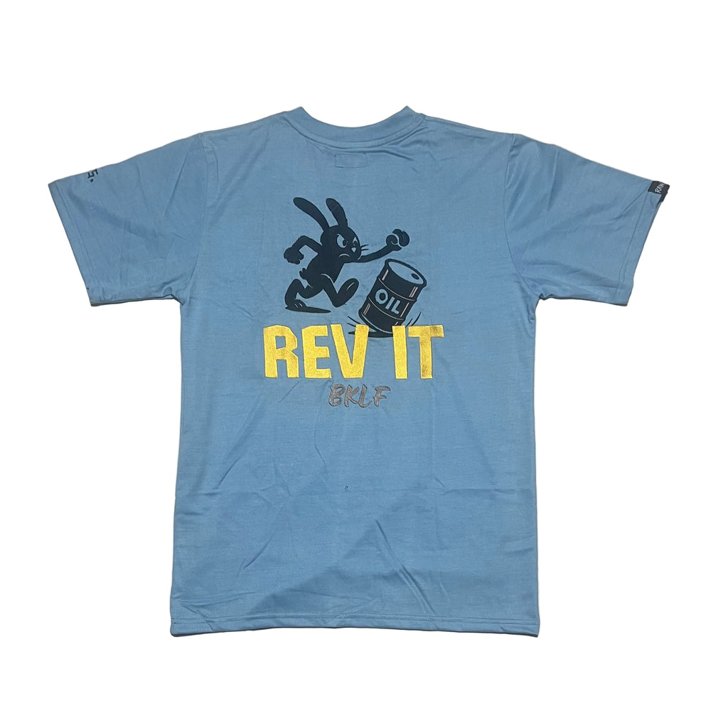 Rabbit‘s Fuel relaxed Fit T-Shirt Himmelblau