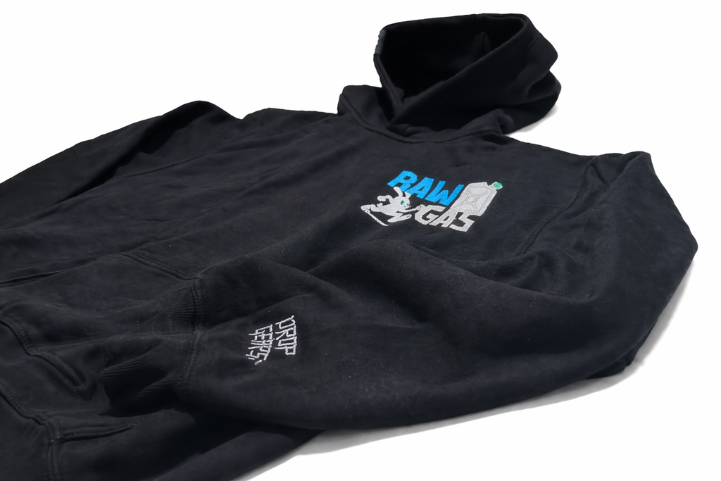Rabbit´s Fuel oversized Hoodie Schwarz