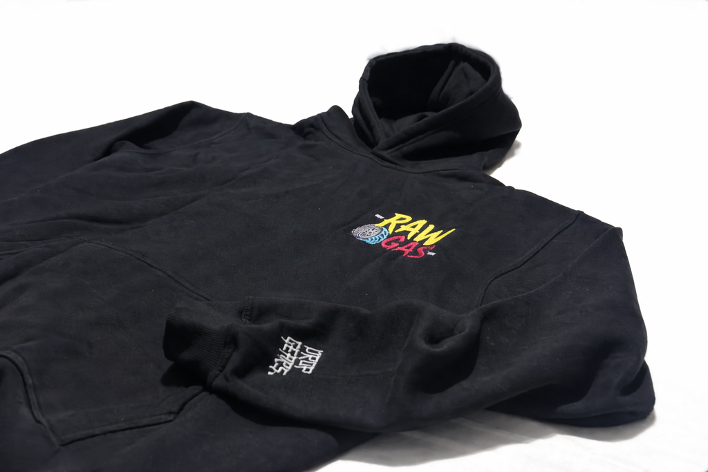 Full Throttel oversized Hoodie Schwarz