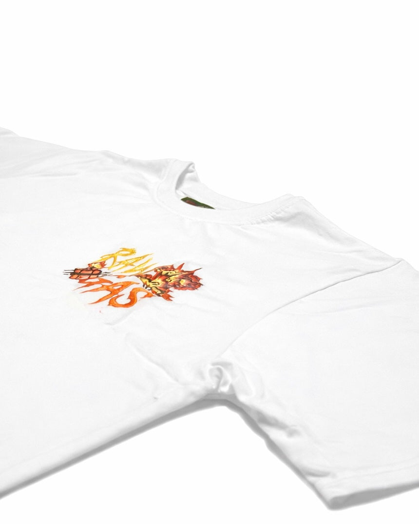 Satanic Motorworks relaxed Fit T-Shirt Weiß