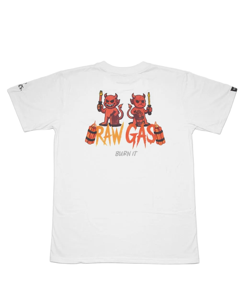 Satanic Motorworks relaxed Fit T-Shirt Weiß