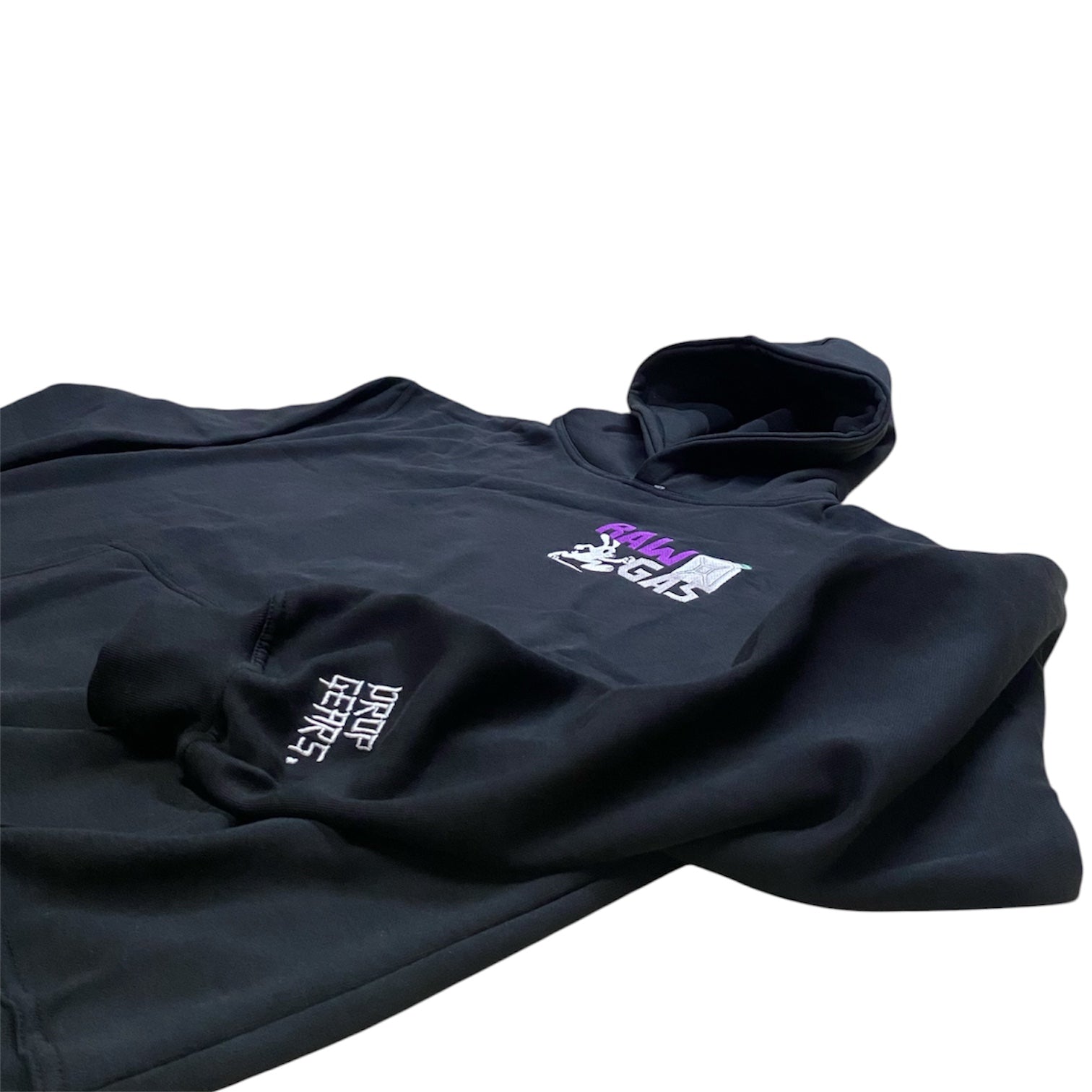 Rabbit´s Fuel Purple  oversized Hoodie Schwarz