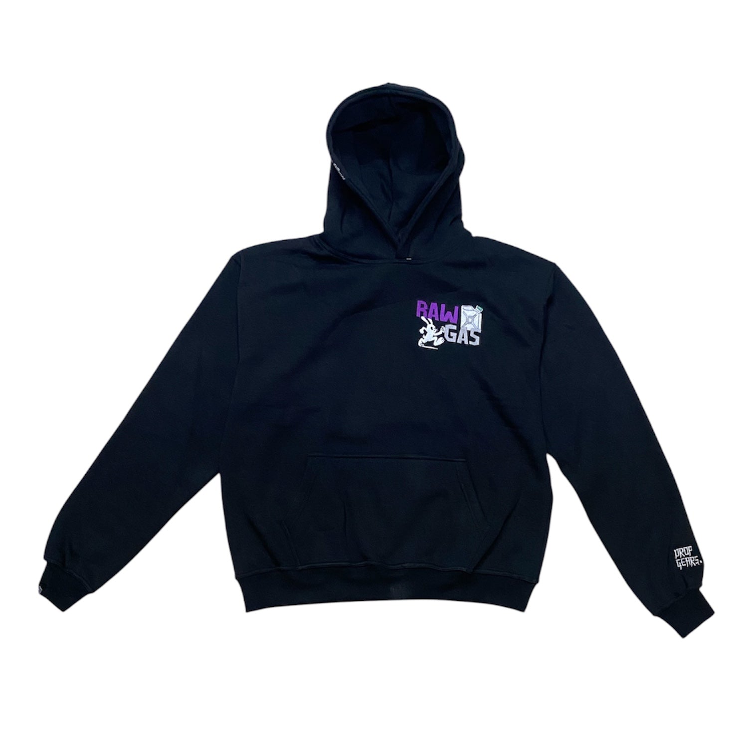 Rabbit´s Fuel Purple  oversized Hoodie Schwarz