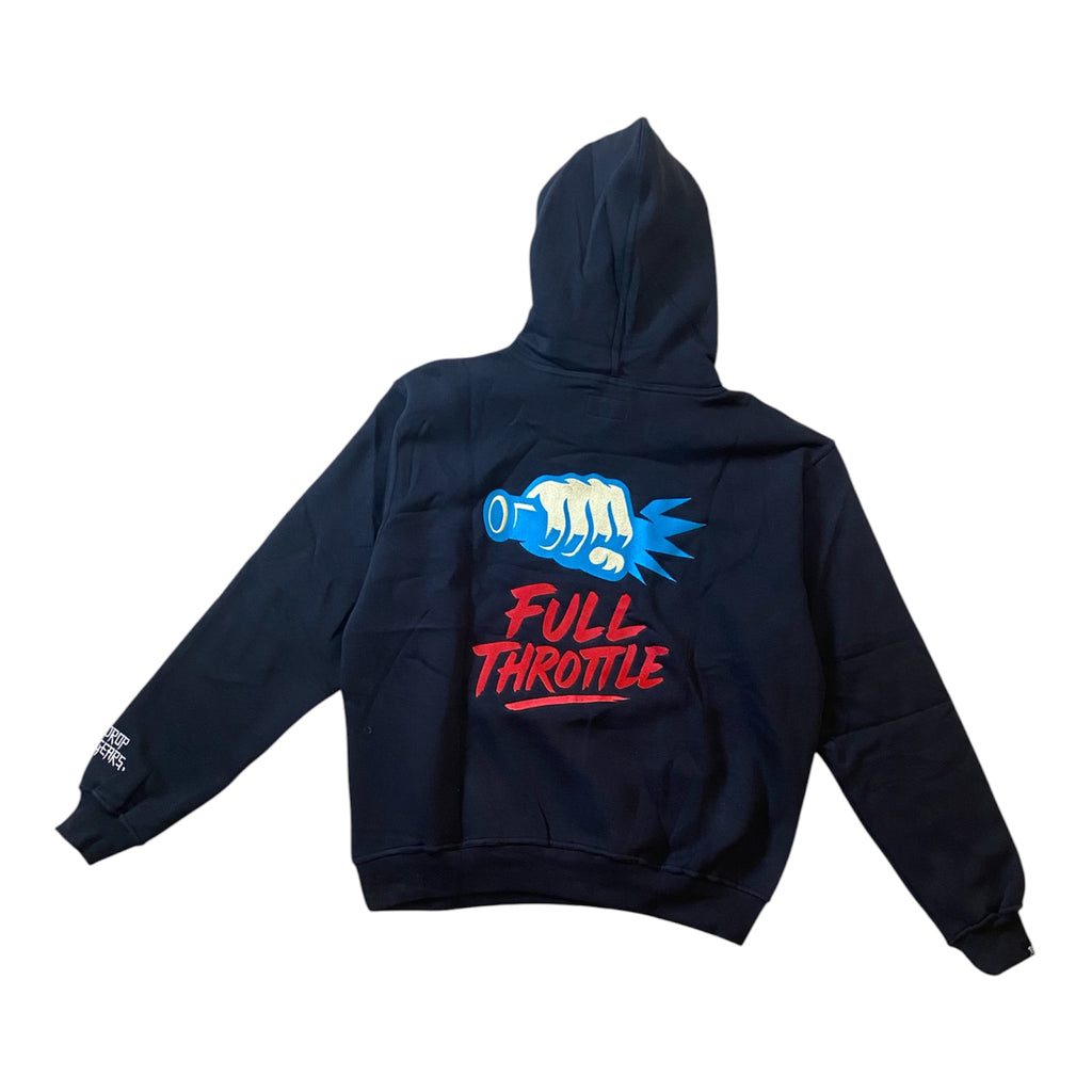 Full Throttel oversized Hoodie Schwarz